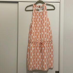 Nordstrom Rack - Joie Orange and White Tie Dress. NEW WITH TAGS